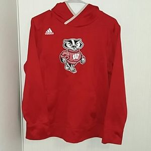 Womens Adidas Climalite WI Badgers Hoodie